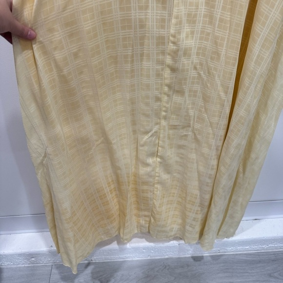 ASOS Design Maternity Yellow Maxi Dress Flowy Size 12 - Picture 3 of 7